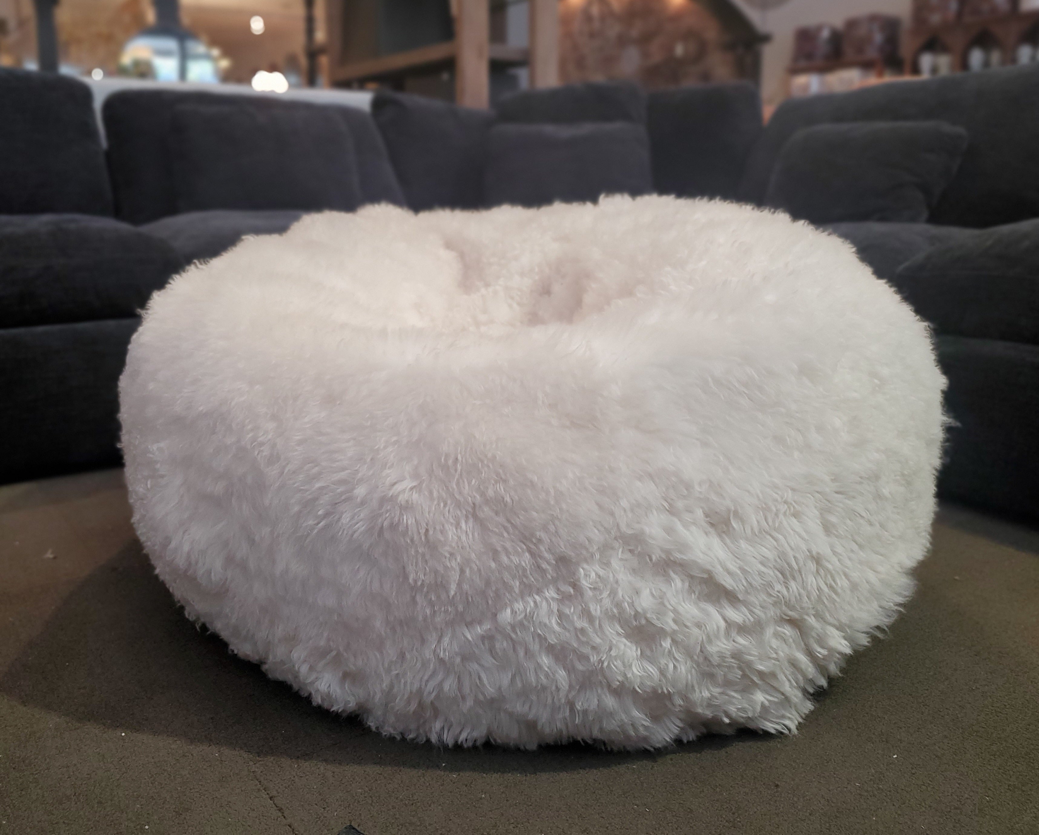 SHEEPSKIN BEAN BAG CHAIR