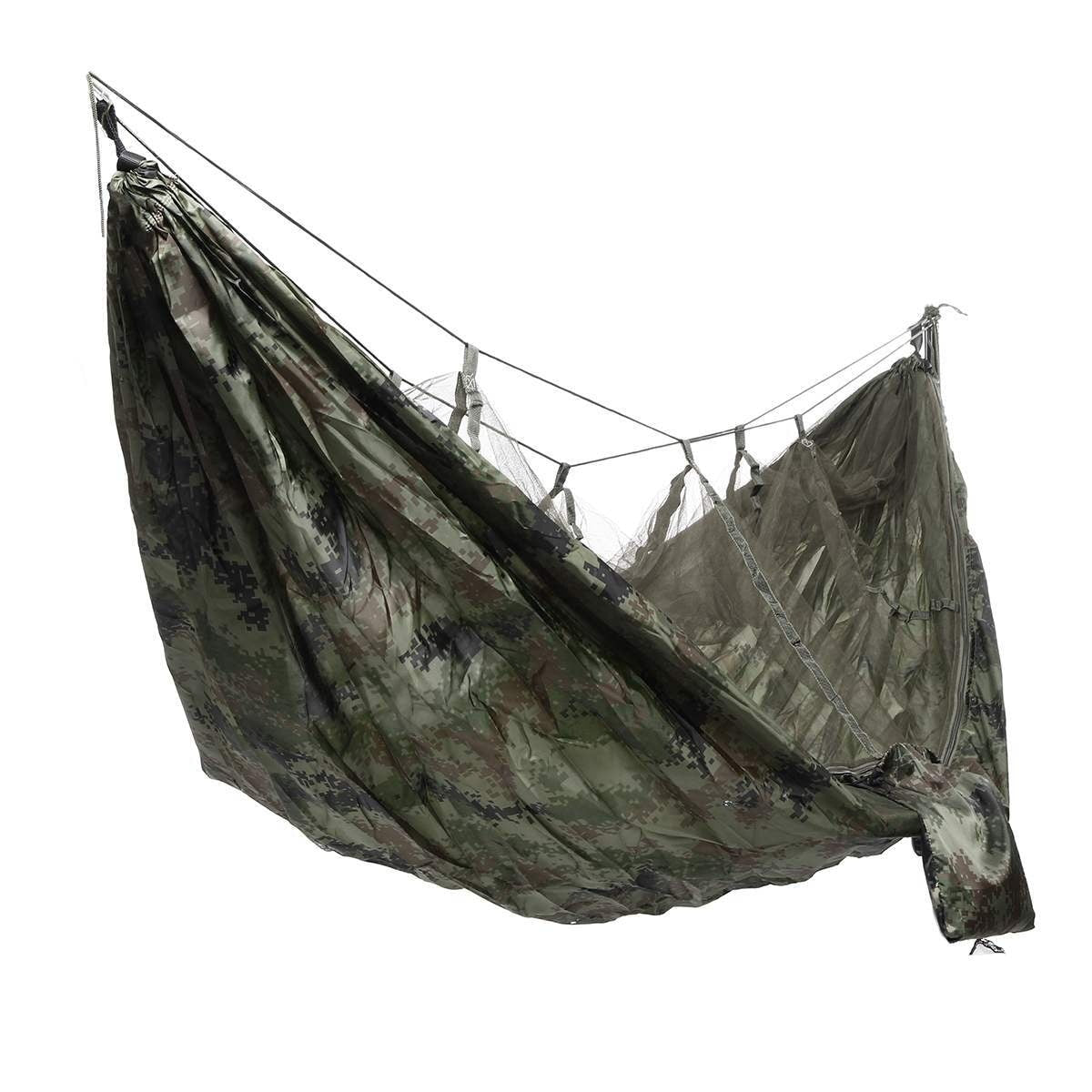 Ultralight camping hammock, outdoor backpacking, mosquito net and beach swing bed