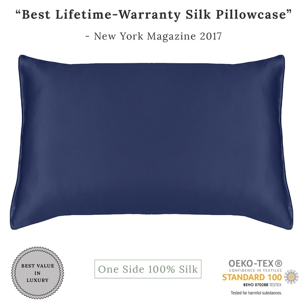 MYK Silk Pillowcase with Cotton Underside