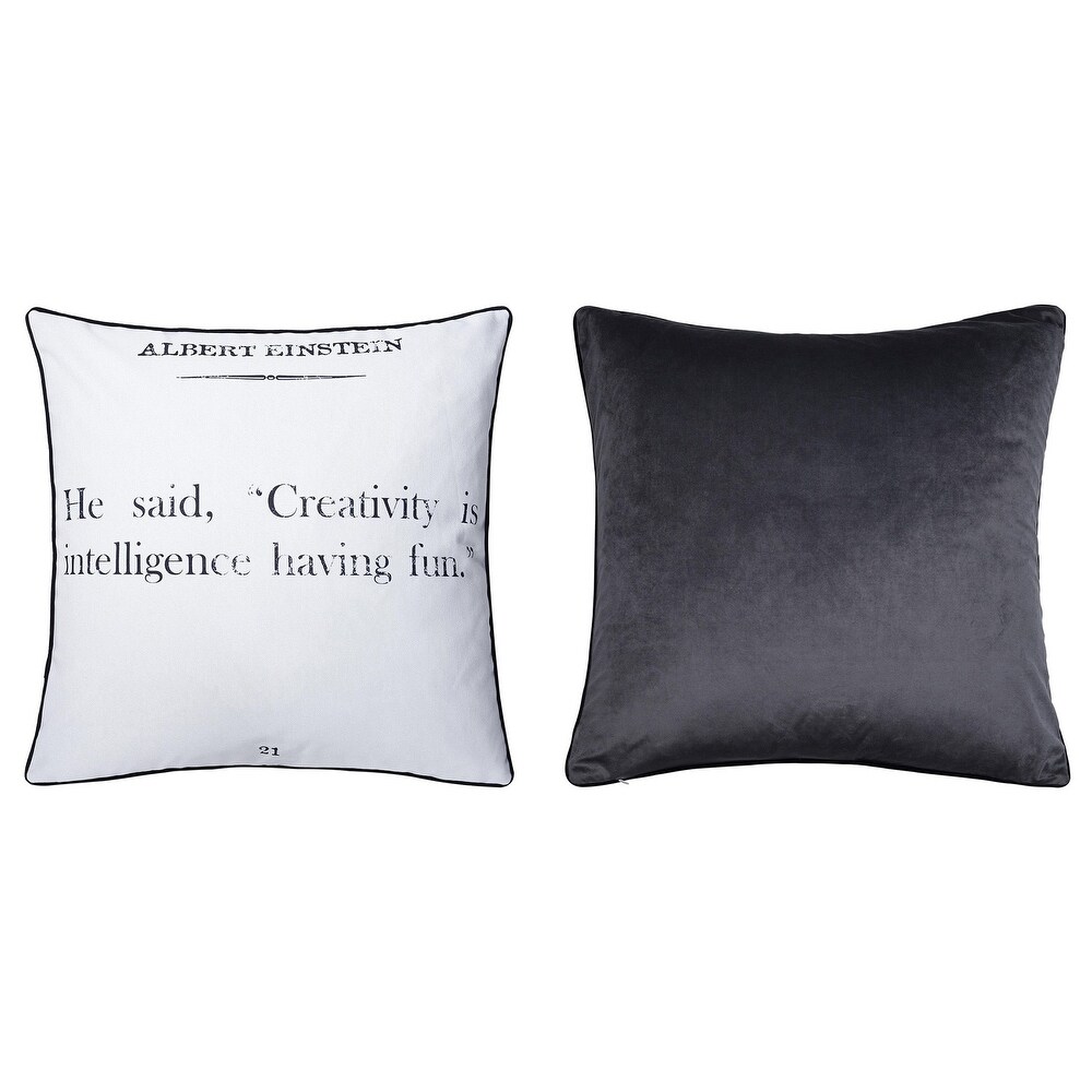 Dann Foley   Double Sided Quote Pillow