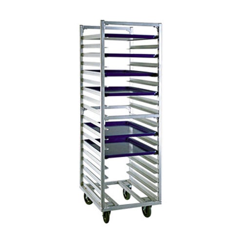 New Age Industrial 1338 Mobile Roll-In Refrigerator Bun Pan Rack， 18-Pan Capacity