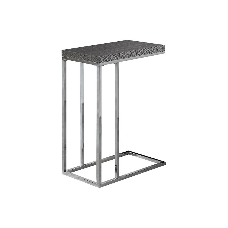 Monarch Contemporary C-Shape Accent End Table