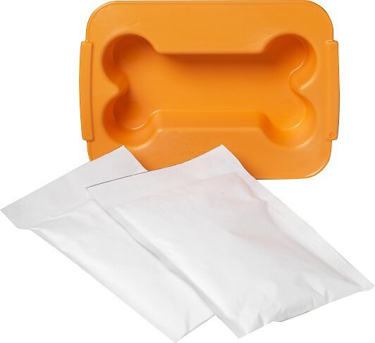 PetCakes Carob Flavor Microwavable Halloween Cake Mix Kit w/ Bone Shaped Dog Treat Pan