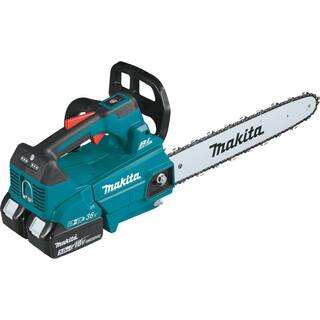 Makita LXT 16 in. 18V X2 (36V) Lithium-Ion Brushless Battery Top Handle Chain Saw Kit (5.0Ah) XCU09PT