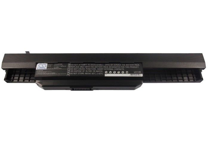 Asus A43B A43BR A43BY A43E A43F A43J A43JA 6600mAh Replacement Battery BatteryClerkcom Laptop and Notebook