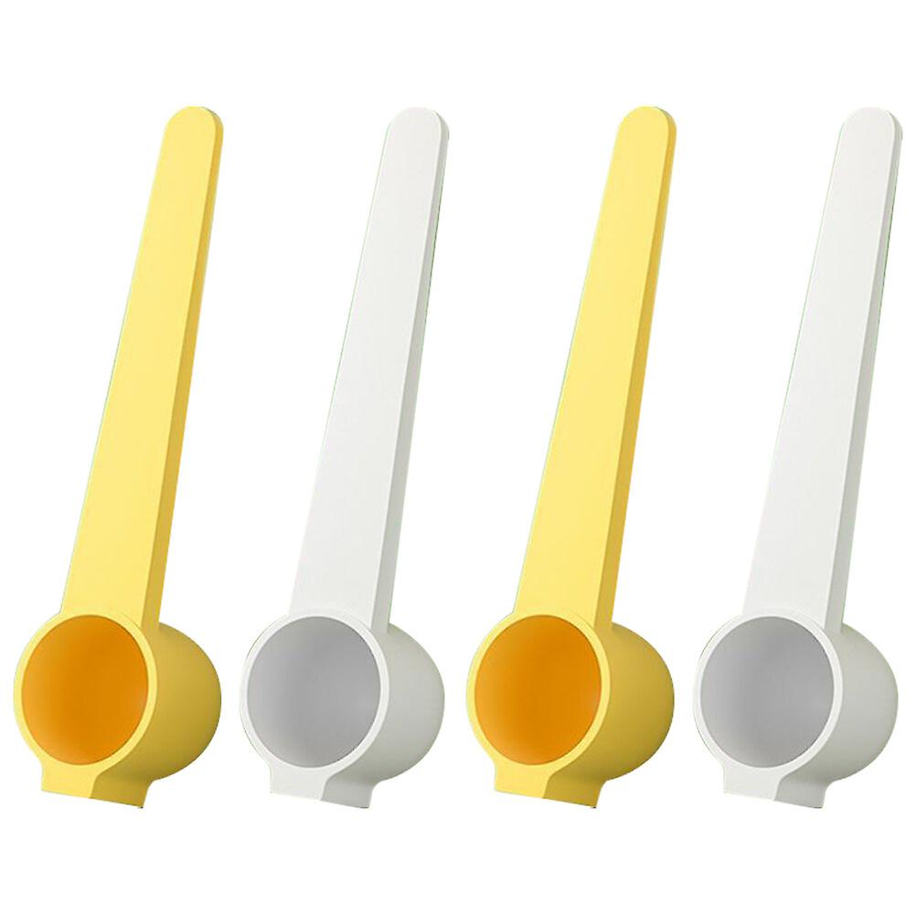 4pcs Kitchen Powder Spoons Coffee Spoons Reusable Spoons Magnetic Milk Powder Scoops