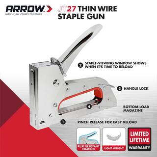 Arrow JT27 Economy Light Duty Staple Gun JT27