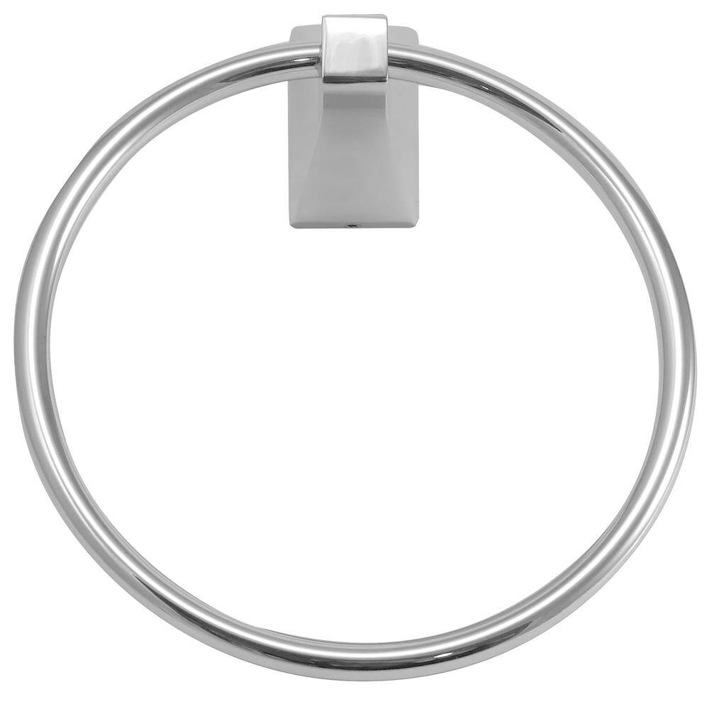 Paradise Bathworks Shangri-La Towel Ring in Chrome 64026