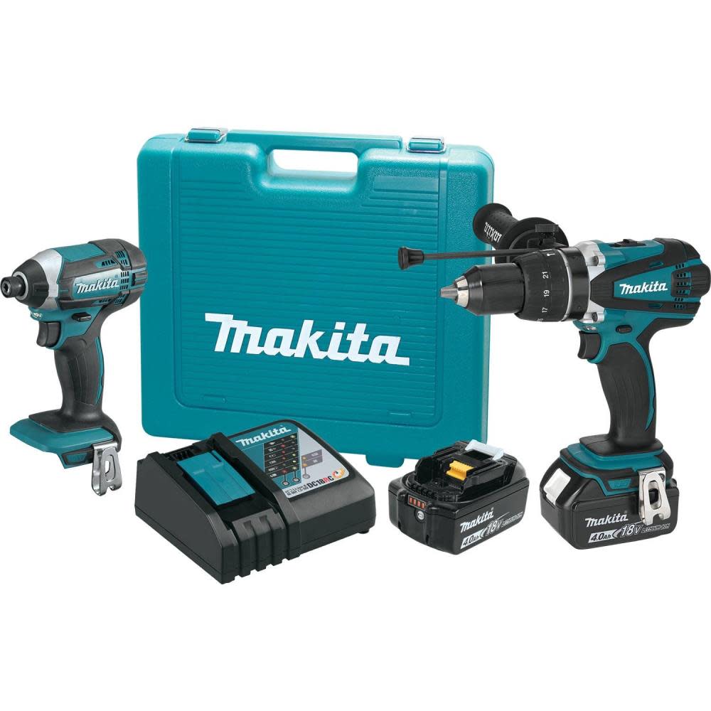 Makita 18V LXT 2-Piece Combo Kit Hammer Drill/ Impact Driver XT263M from Makita