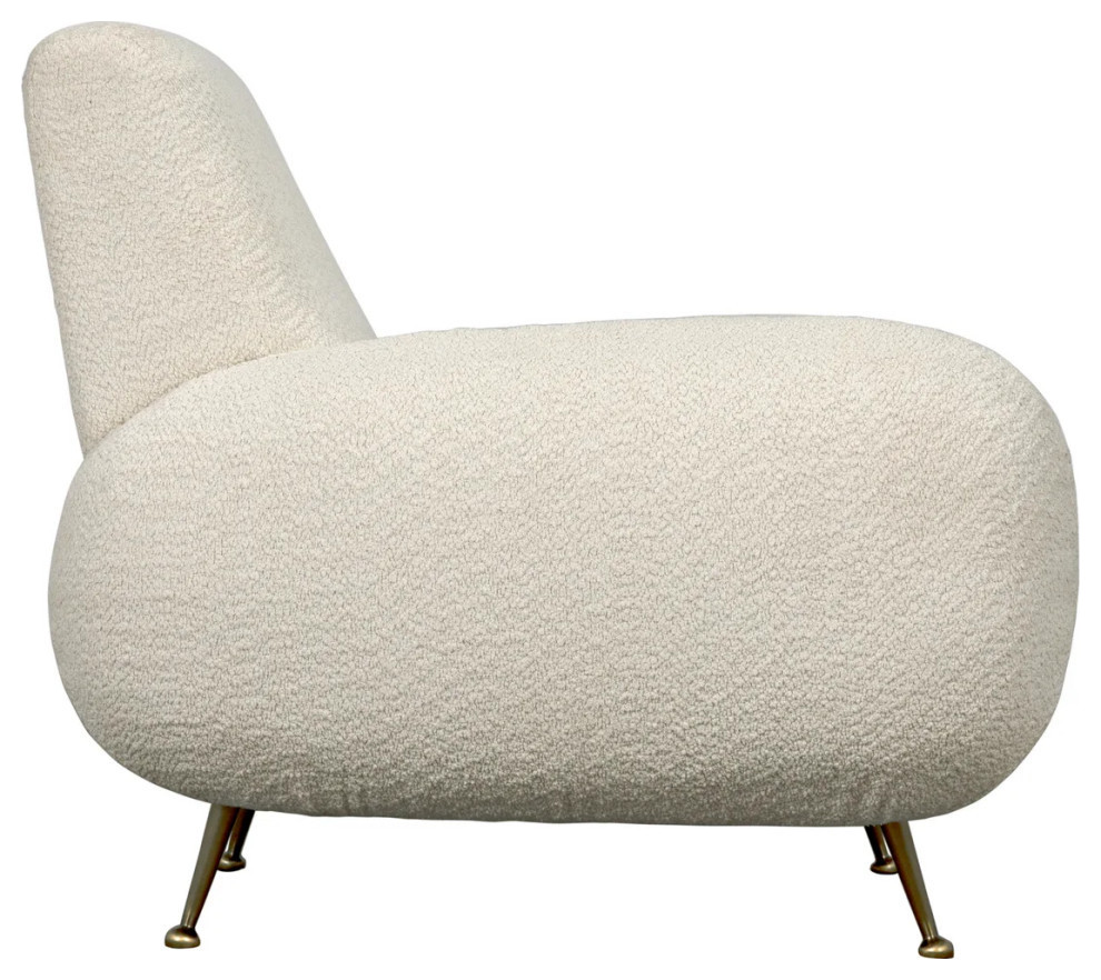 Boston Chair  Boucle Fabric   Modern   Armchairs And Accent Chairs   by Rustic Home Furniture Deco  Houzz