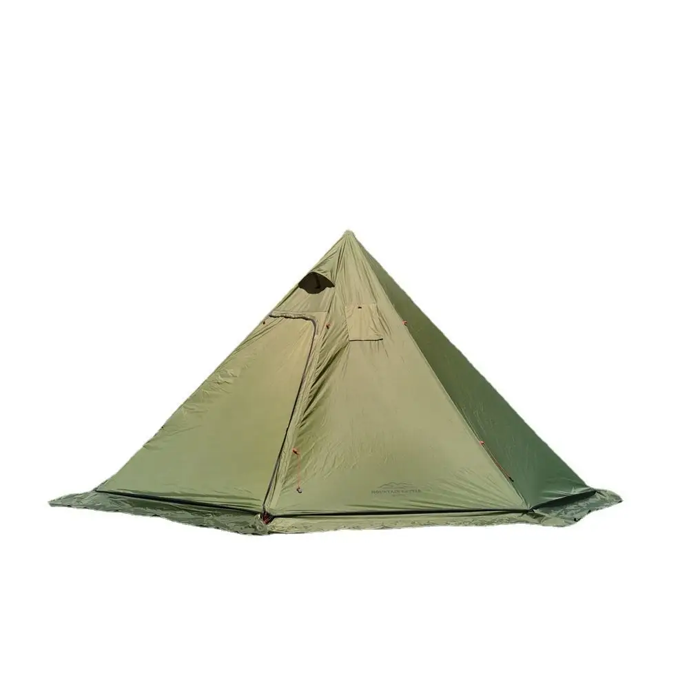 Hot Sell Hiking Camping Outdoor Ultralight Stove Teepee Cone Outing Adventure Cheap Glass Pyramid Tent