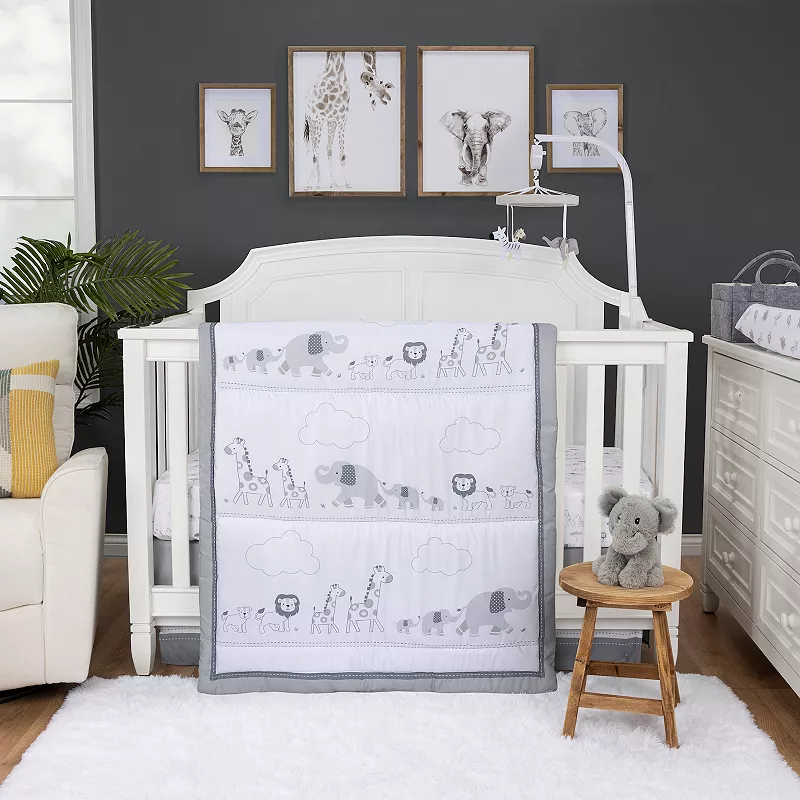 Sammy and Lou Follow The Leader 4 Piece Crib Bedding Set