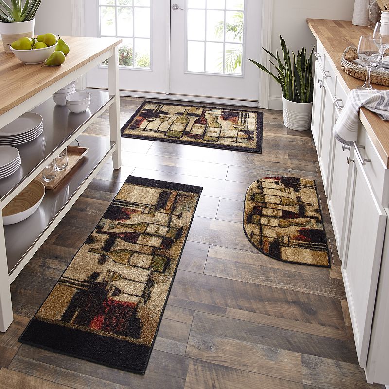 Mohawk® Home Wine and Glasses Kitchen Rug