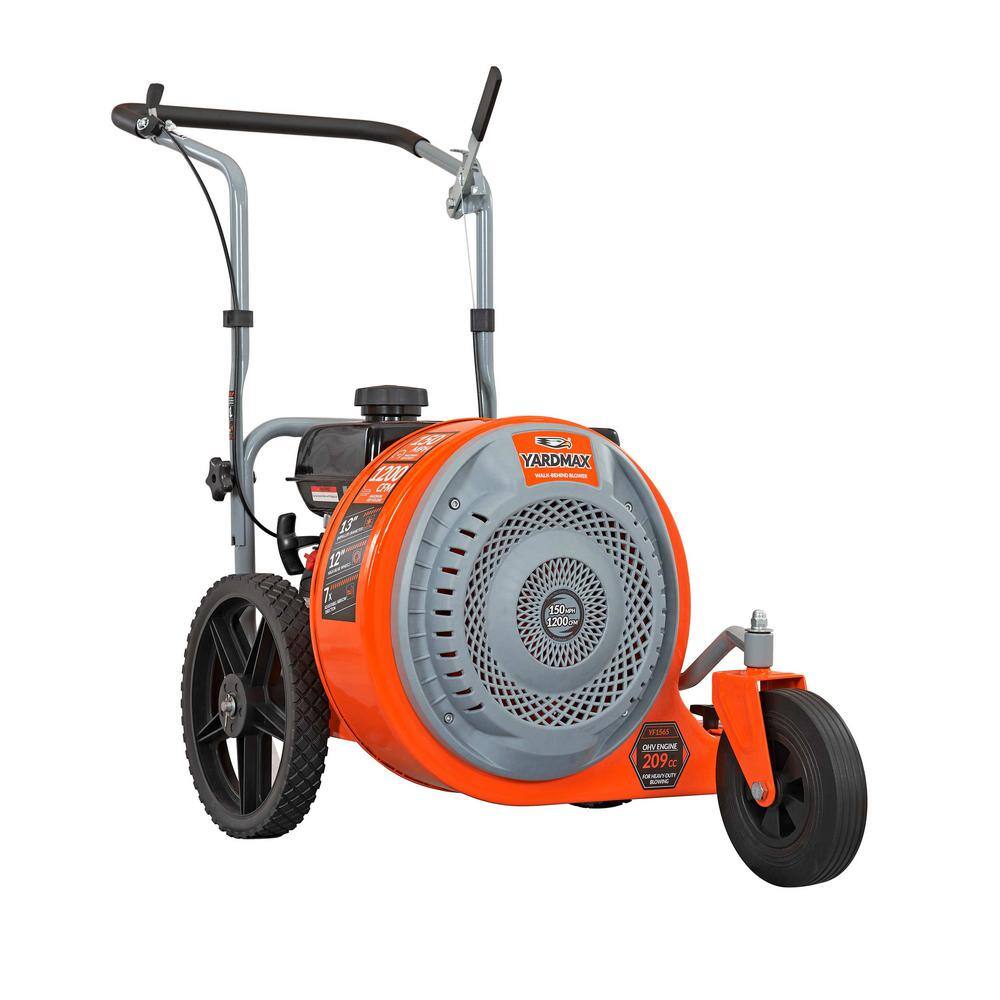 YARDMAX 150 MPH 1200 CFM 209cc Walk-Behind Leaf Blower YF1565