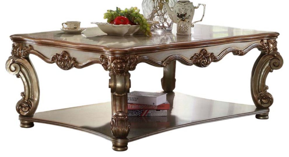 Emma Mason Signature Paragon Coffee Table in Gold Patina   Victorian   Coffee Tables   by Emma Mason  Houzz