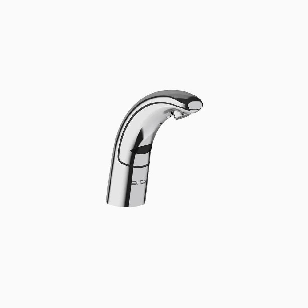 SLOAN Optima Battery-Powered Deck-Mounted Single Hole Touchless Bathroom Faucet in Polished Chrome 3335000