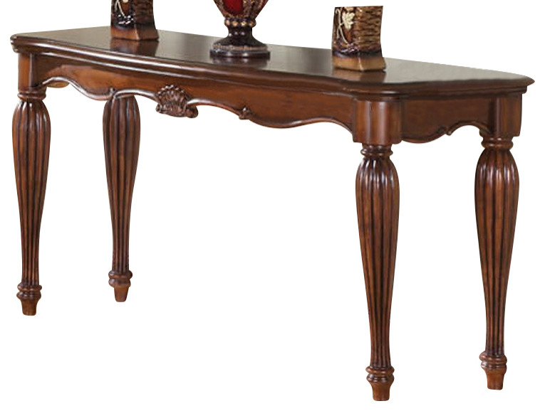 Emma Mason Signature Dream Sofa Table in Cherry   Traditional   Console Tables   by Emma Mason  Houzz