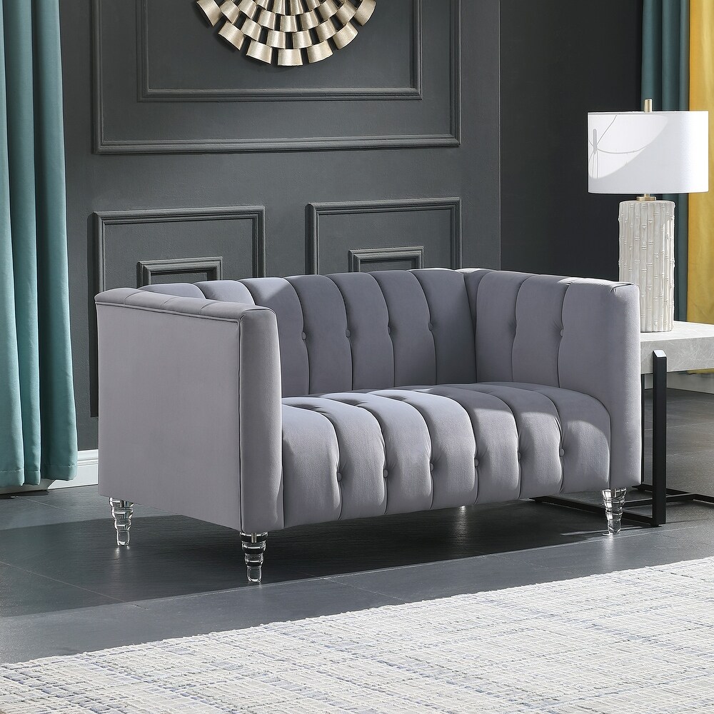 Modern and beautiful sofa with acrylic leg