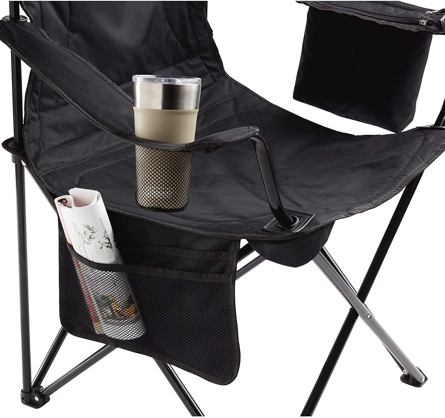 Coleman Camping Chair with Built-in 4 Can Cooler， Black #1