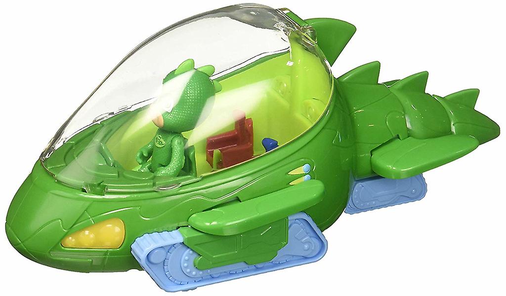 PJ Masks pyjamasheroes Deluxe vehicle + figure Gecko + Geckobil 28cm