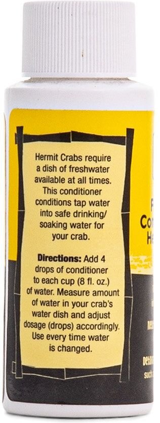 Fluker's Freshwater  Hermit Crab Conditioner， 2-oz bottle