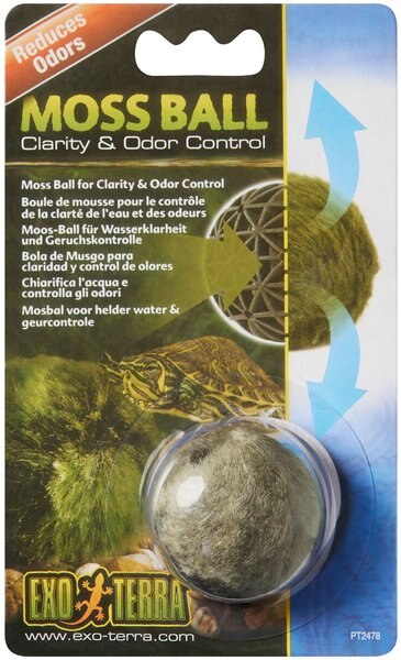 Exo Terra Clarity and Odor Control Moss Ball for Turtles