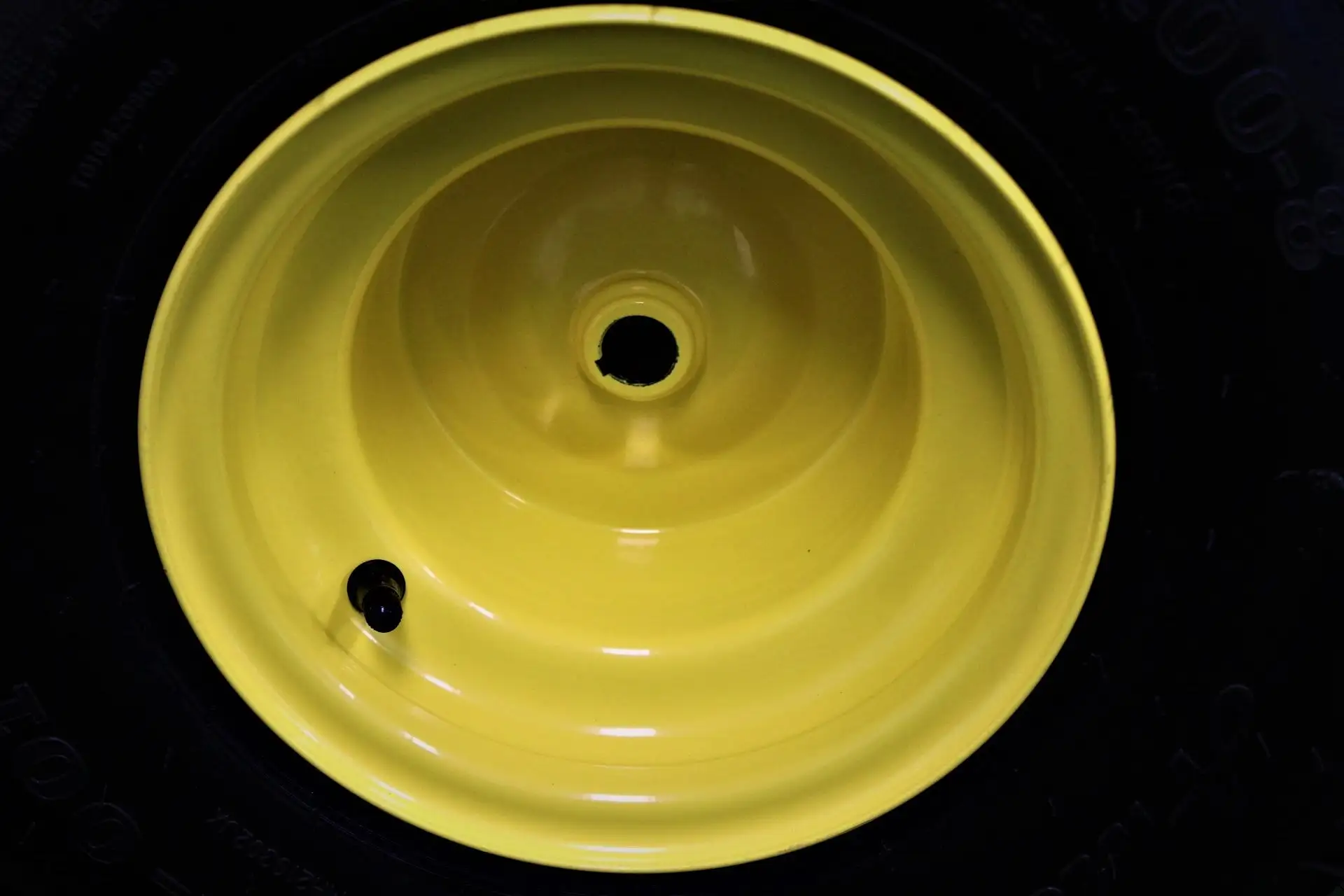 Antego Tire and Wheel (Set of 2) 20x8.00-8 John Deere Yellow Tires and Wheels 4 Ply for Lawn and Garden Mower Turf Tires