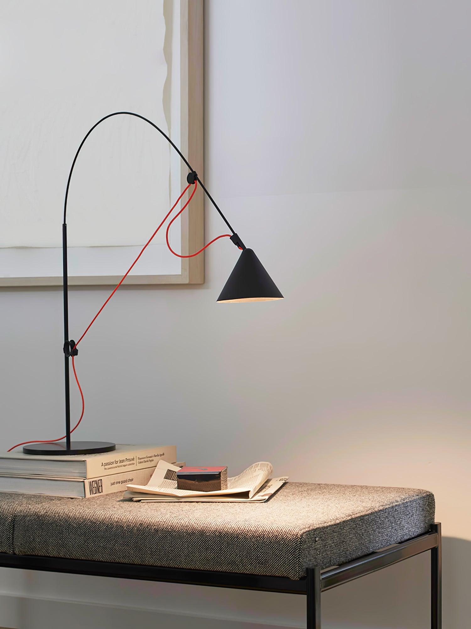 Ensure Black Table Lamp