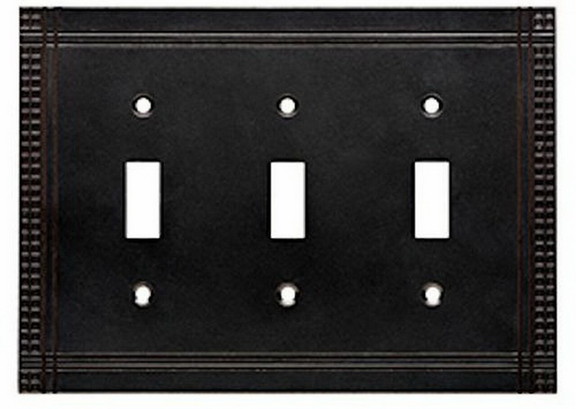 Liberty Hardware Triple Toggle Wall Plate in Soft ...