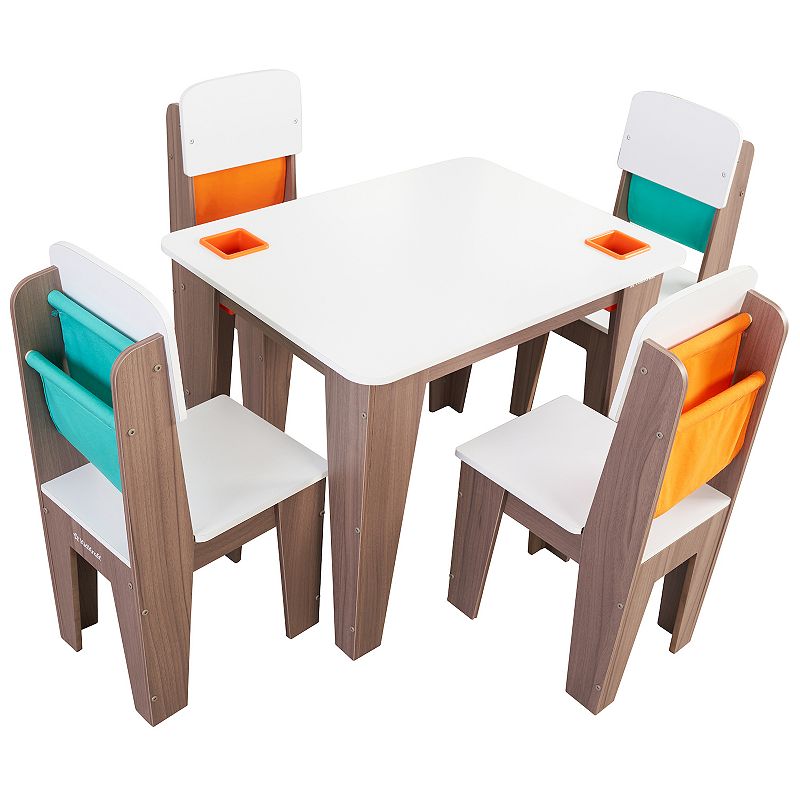 KidKraft Pocket Storage Table and 4 Chair Set