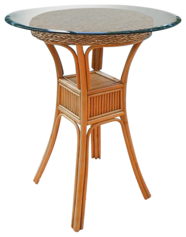 Balboa Pub Table  Antique Honey   Tropical   Outdoor Pub And Bistro Tables   by Alexander  ampSheridan Importers LLC  Houzz