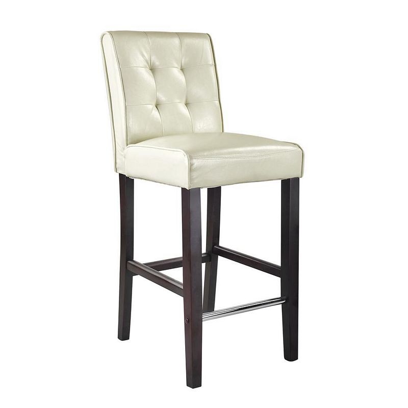 CorLiving Antonio Bar Height Barstool Bonded Leather