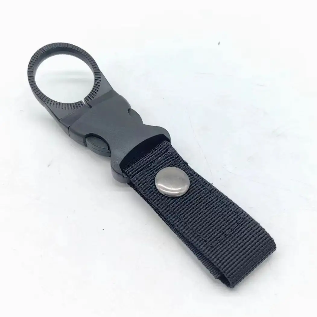 Portable Belt Hanging Buckle Ring For Camping Hiking Traveling Keychain Water Bottle Holder Clip