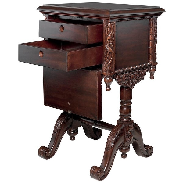 Design Toscano Lady Rebecca Victorian Bedside Table