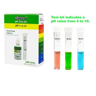 Hydroponics Organic pH Testing and Adjusting Kit VPTK4