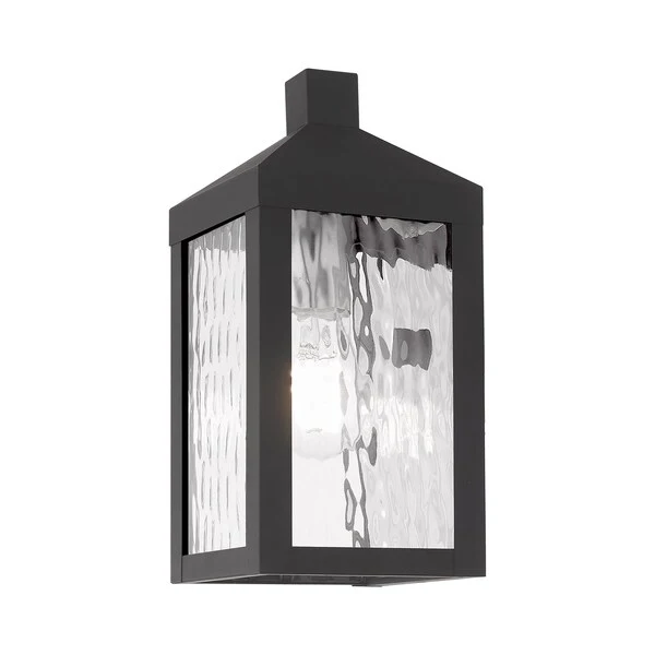 Livex Lighting Nyack 1-Light Black Outdoor Wall Lantern - 5