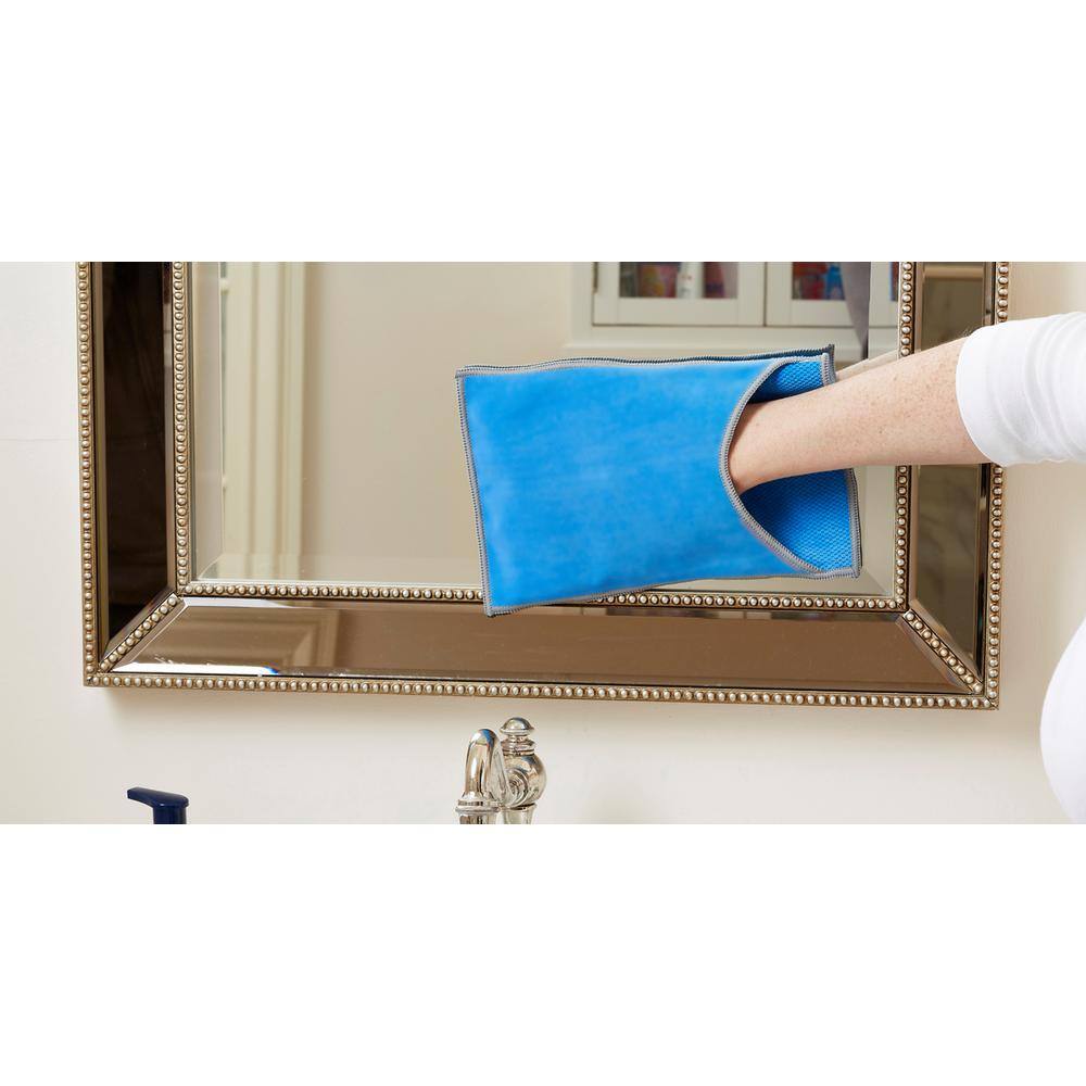 Handee Pockets Glass and Mirror and Stainless Steel Microfiber Cloths (8-Pack) 34824