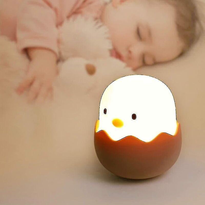 Children's Led Night Light， Portable Usb Rechargeable Night Lamp， Dimmable， Silicone Bedside Lamp For Baby Room， Bedroom， Reading， Sleeping Nursery Ch