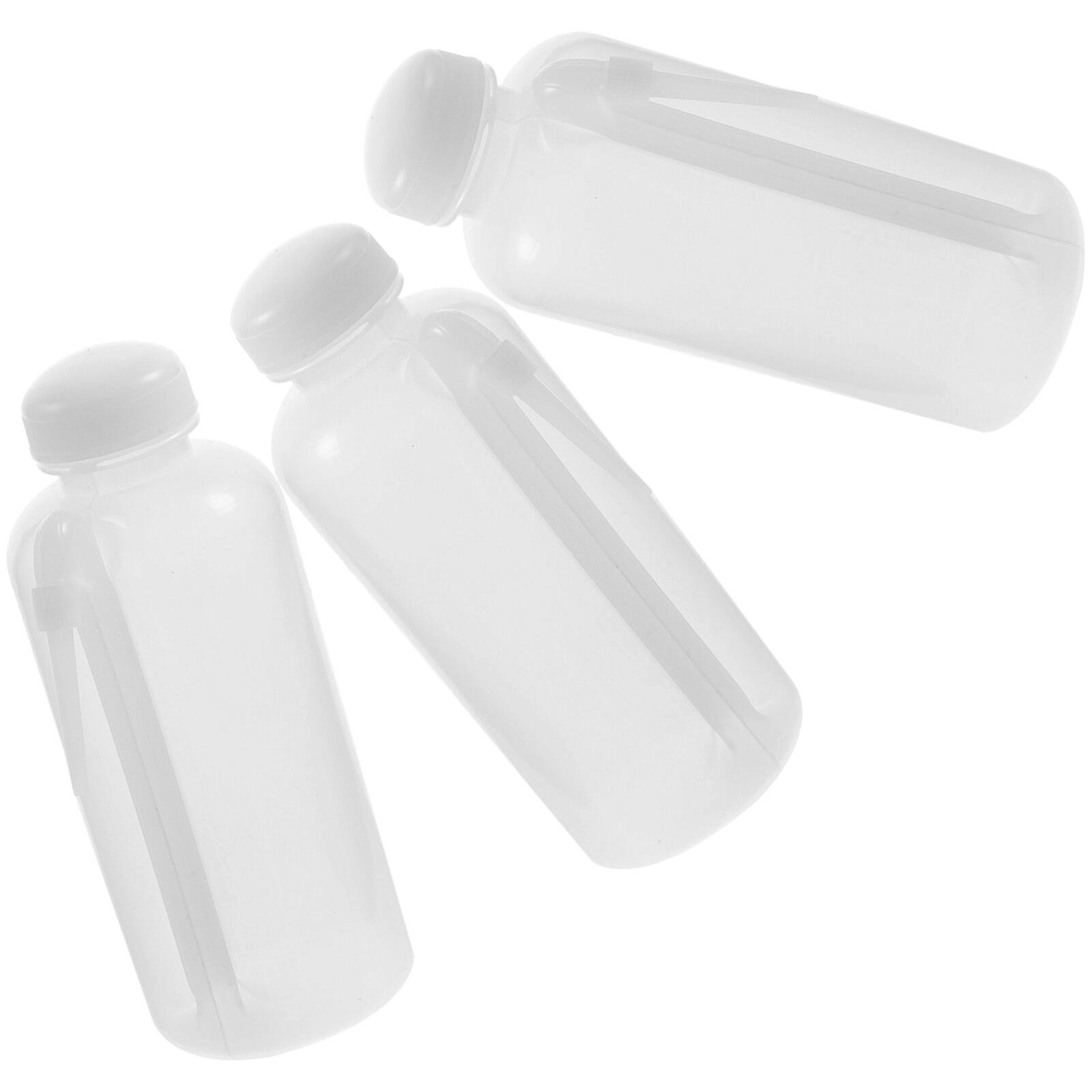 3pcs Empty Washing Bottles Refillable Water Squirt Bottles Drip Washing Bottles Plastic Bottles 500ml