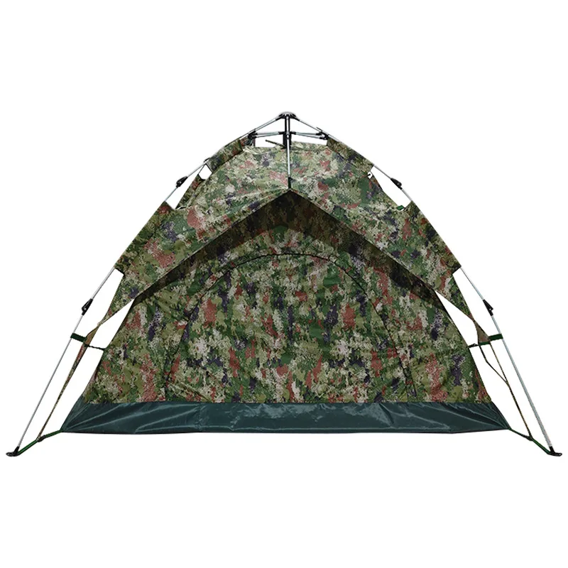 Chongjie  Hotselling Camouflage Double Layer Automatic Quick Build Sun Rain Proof Camping Tent