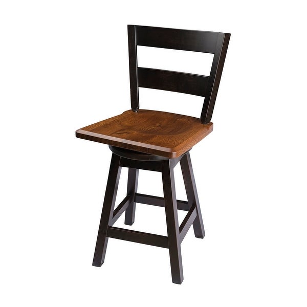 Swivel Urban Bar Stool with Straight Back