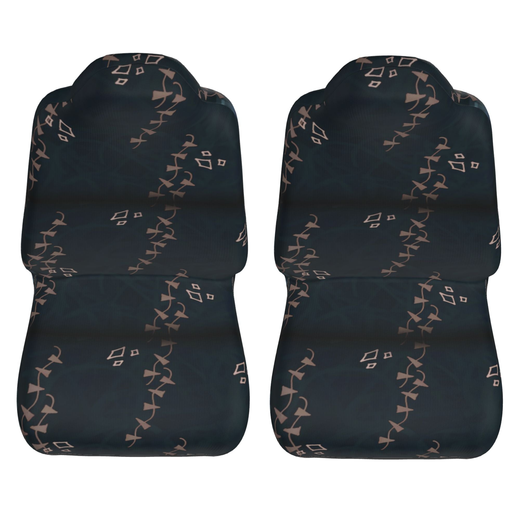 ZICANCN Car Seat Cover Retro Geometric Line Graffiti Car Front Seat Covers Protectors ， Automotive Seat Covers for Cars Trucks Suv