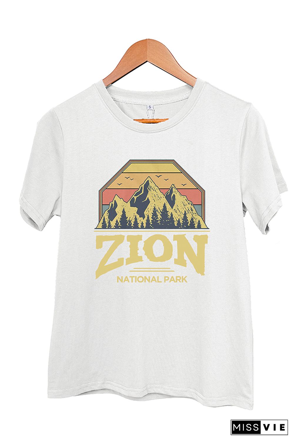 Zion National Park Graphic T-Shirt Wholesale