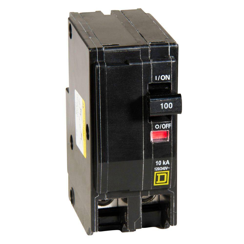 Square D 100 Amp 2-Pole Circuit Breaker QO2100C