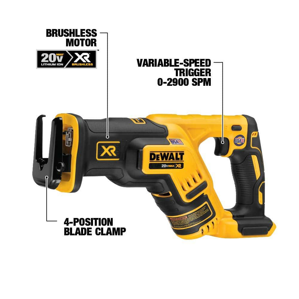 DEWALT 20V MAX Cordless 6 Tool Combo Kit with (2) 20V 5.0Ah Batteries and Charger DCK694P2