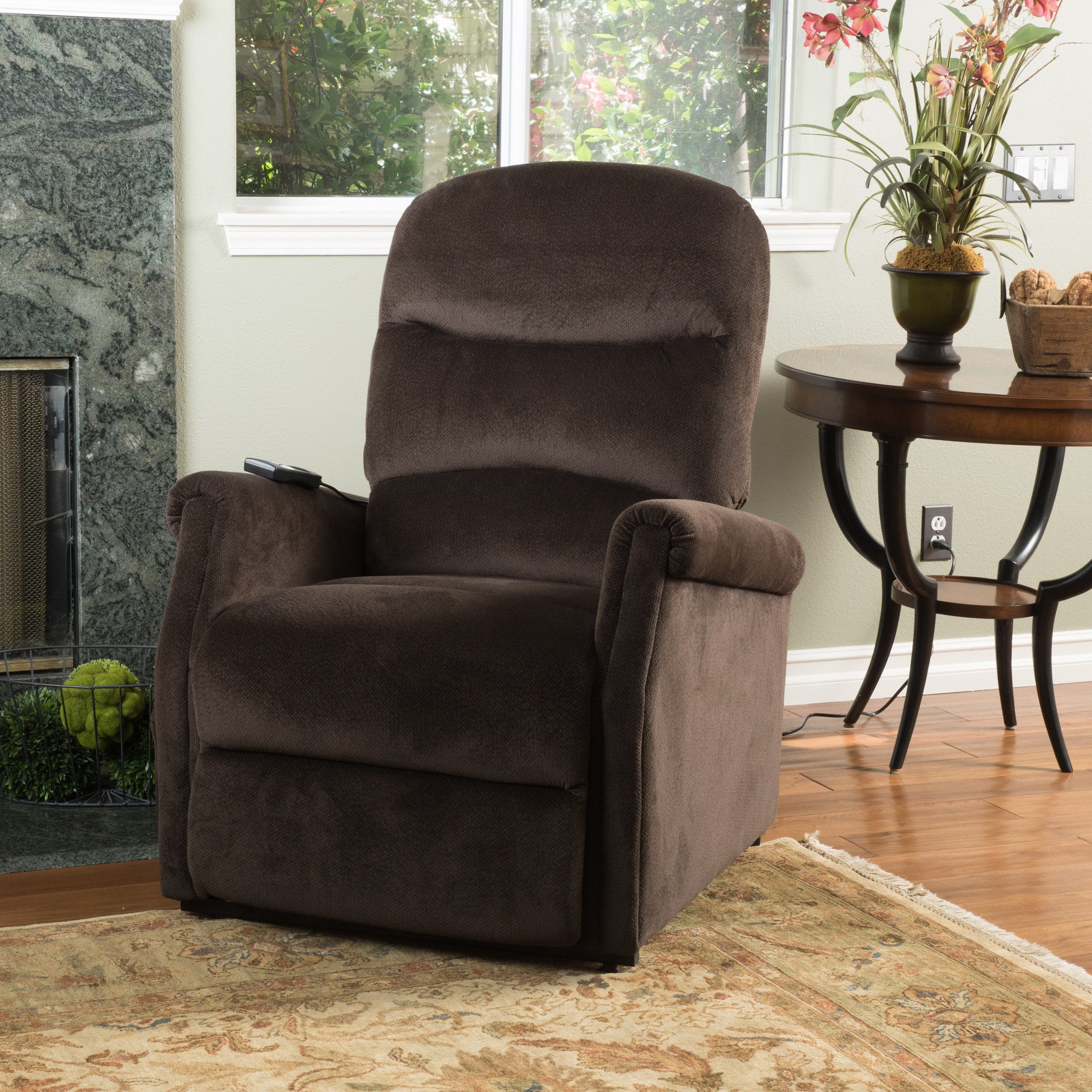 Alan Fabric Lift Up Recliner Chair