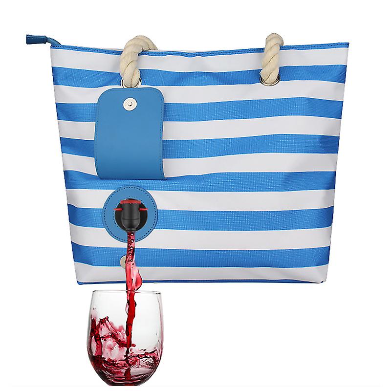 Insulated Portable Christmas Wine Bag Portable Beach Wine Bag Picnic Bag