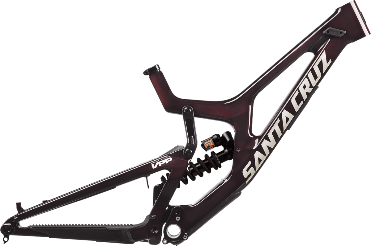 Santa Cruz V10 Carbon CC 27.5 Full Suspension Frame - Oxblood - 2022