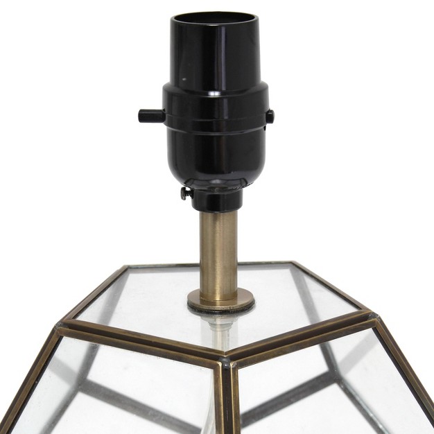 Glass And Brass Sphere Table Lamp Elegant Designs