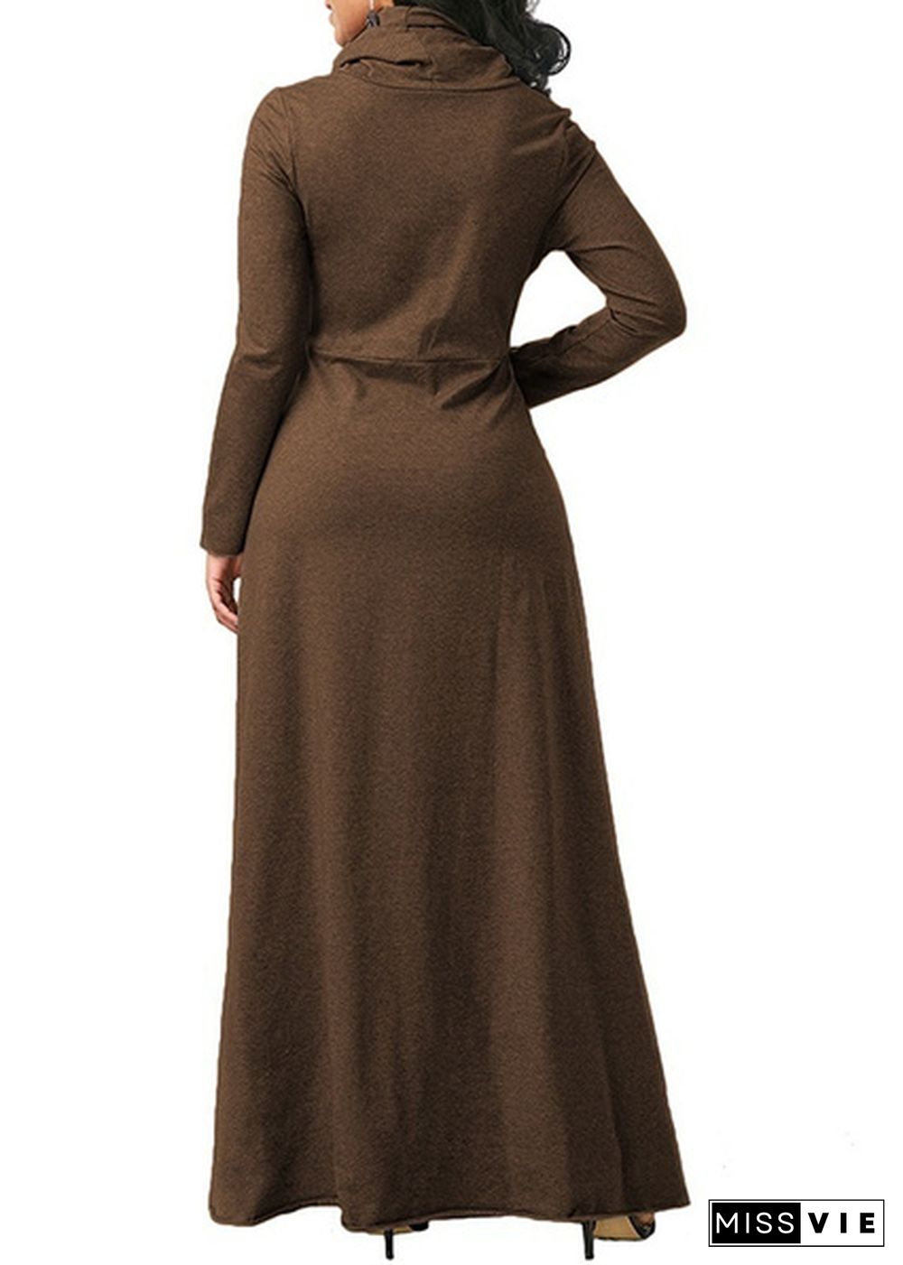 Autumn Winter Women Plus Size Hooded Dress Casual Long Pullover Cotton Long Dress 7 Colors